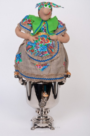 Кукла-грелка на самовар №1, фотография 0. Интернет-магазин ЛАВКА ПОДАРКОВ